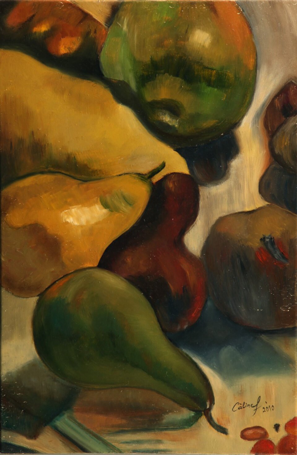 Still life fragment after Gauguin